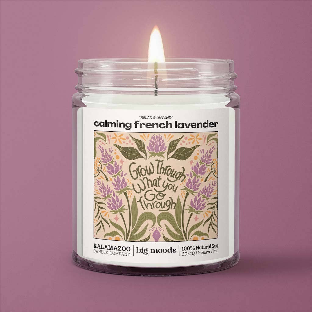 Calming French Lavender - 100% Soy Candle