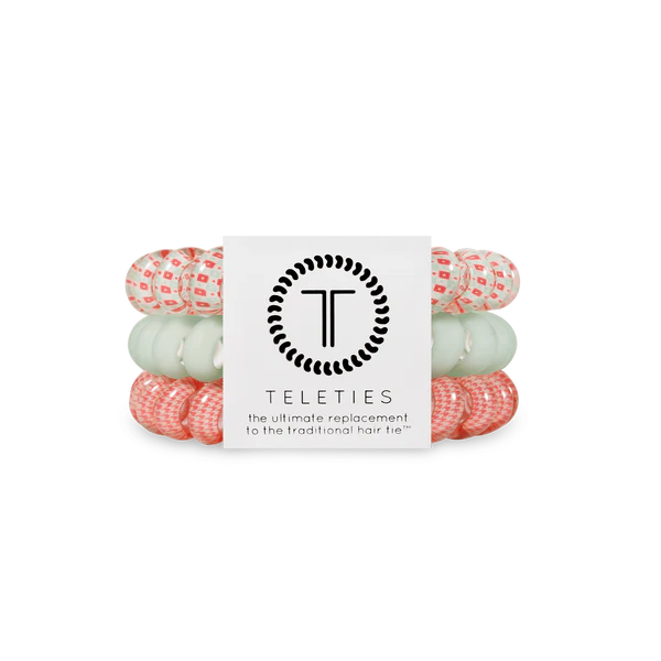 Calming Coral Hair Ties
