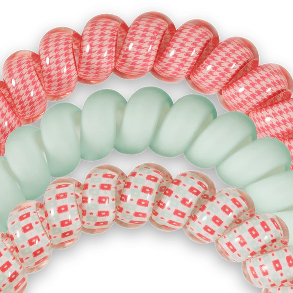 Calming Coral Hair Ties