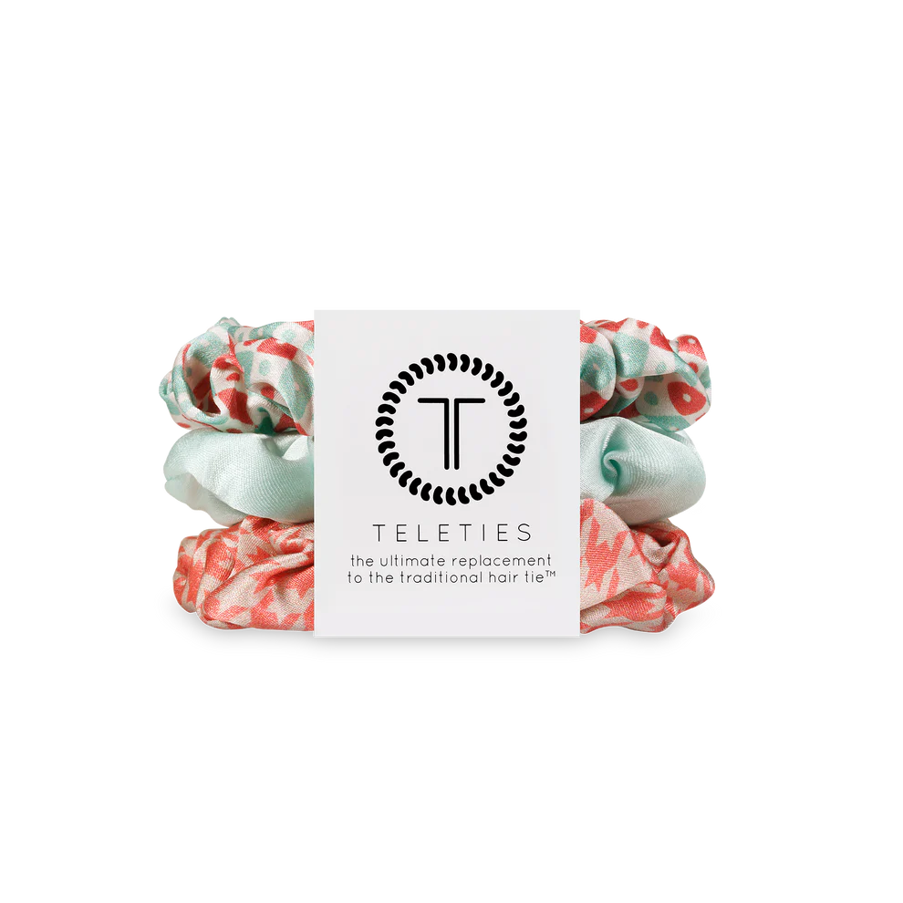 Calming Coral Scrunchies