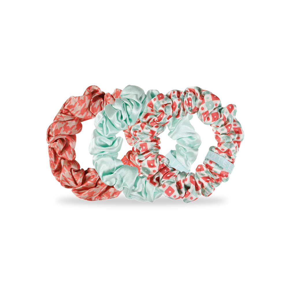 Calming Coral Scrunchies