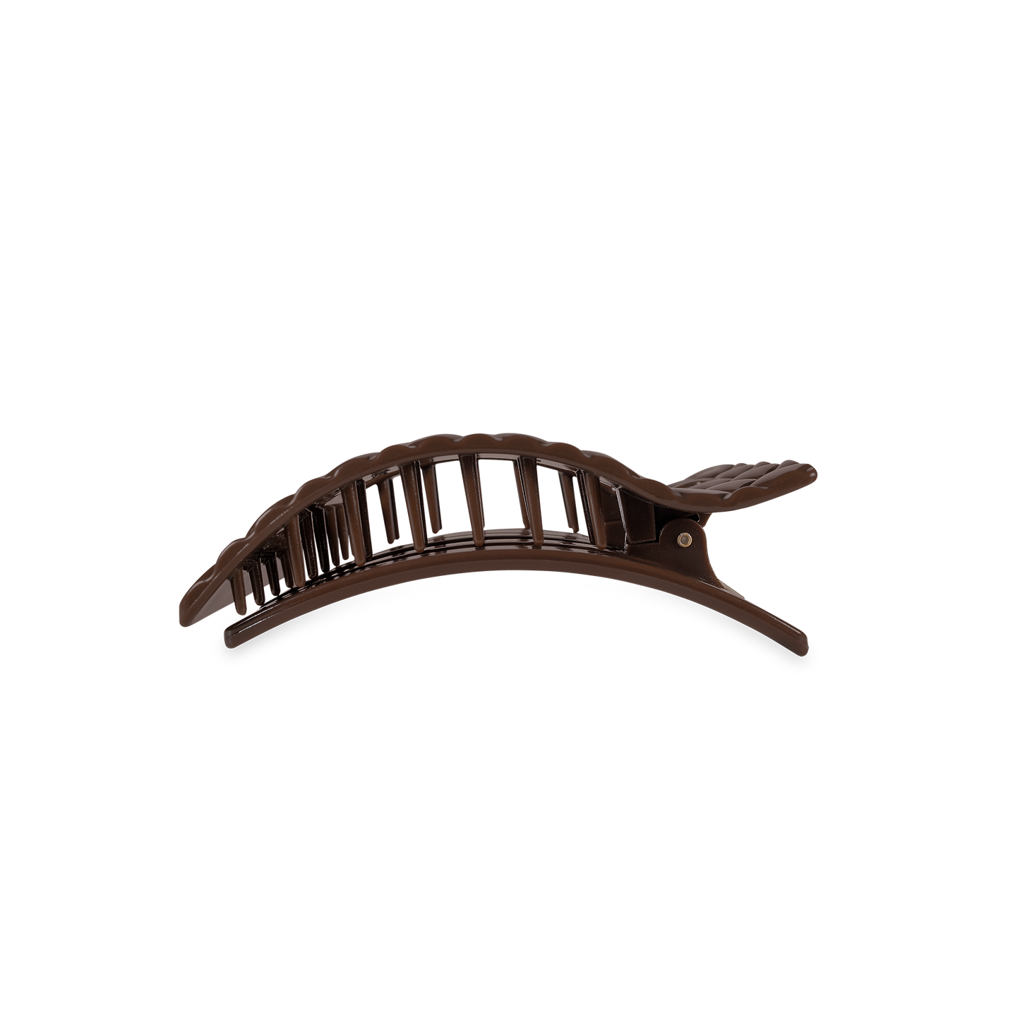 Truly Taupe Quilted Flat Rectangle Clip