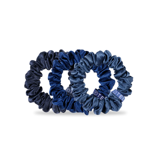 Midnight Rain Small Scrunchies