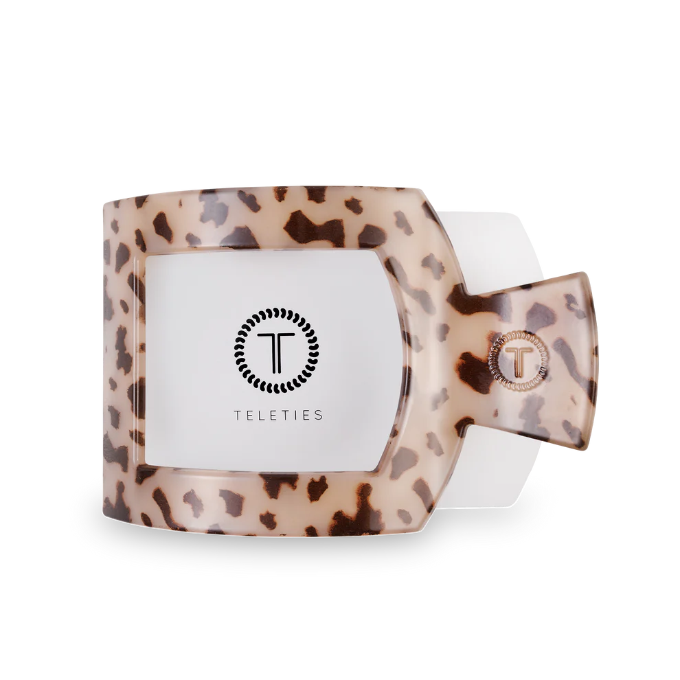 Blonde Tortoise Large Flat Clip