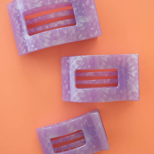 Lavender Mist Rectangle Flat Clip