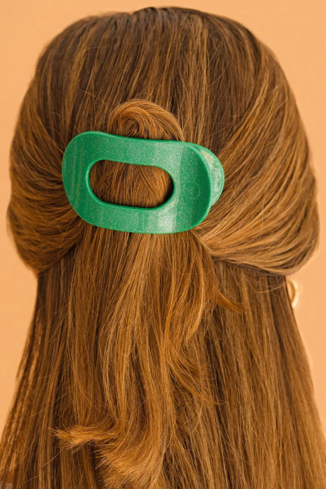 Shamrock Shimmer Small Flat Clip