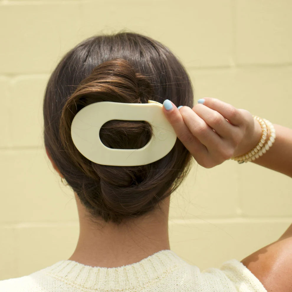 Butter Yellow Flat Clip
