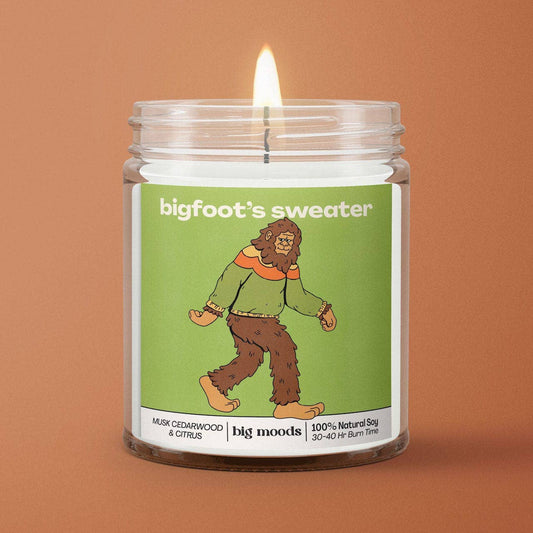 "Bigfoot's Sweater" - 100% Soy Candle