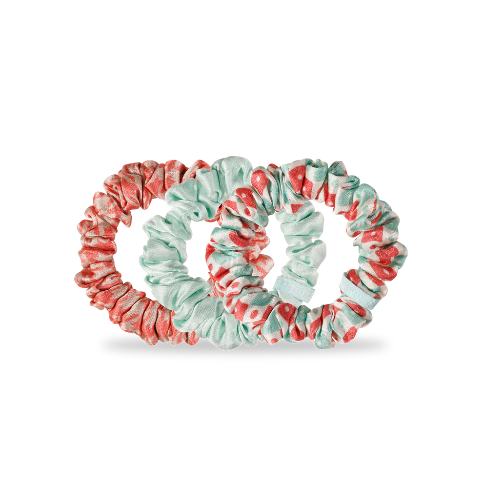 Calming Coral Scrunchies