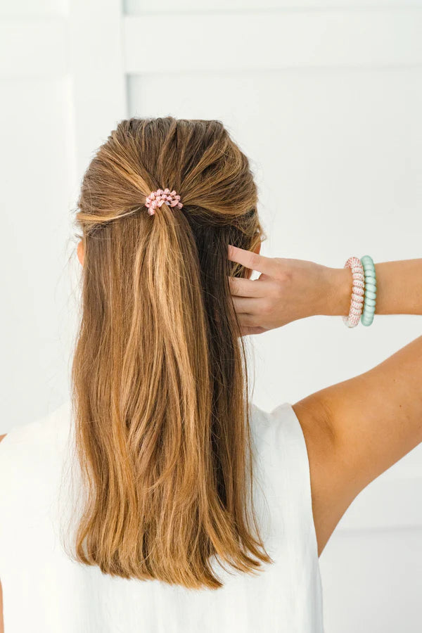 Calming Coral Hair Ties