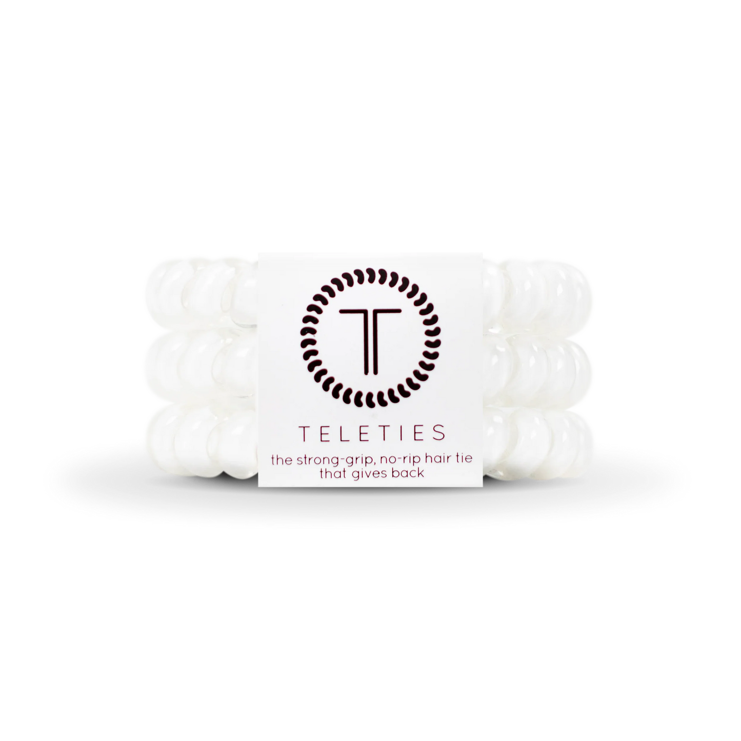 Coconut White Hair Ties