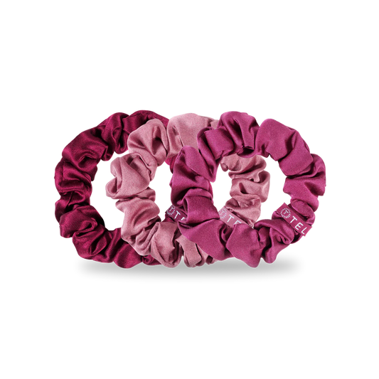 Burgundy Bliss Large Scrunchies