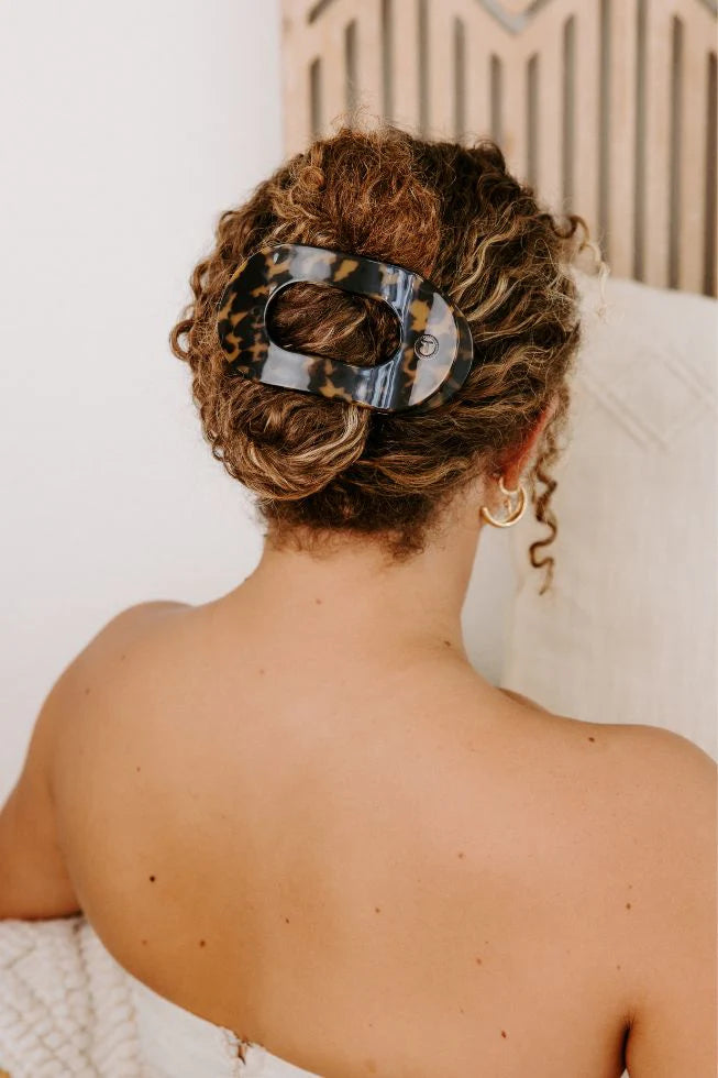 Tortoise Round Flat Clip