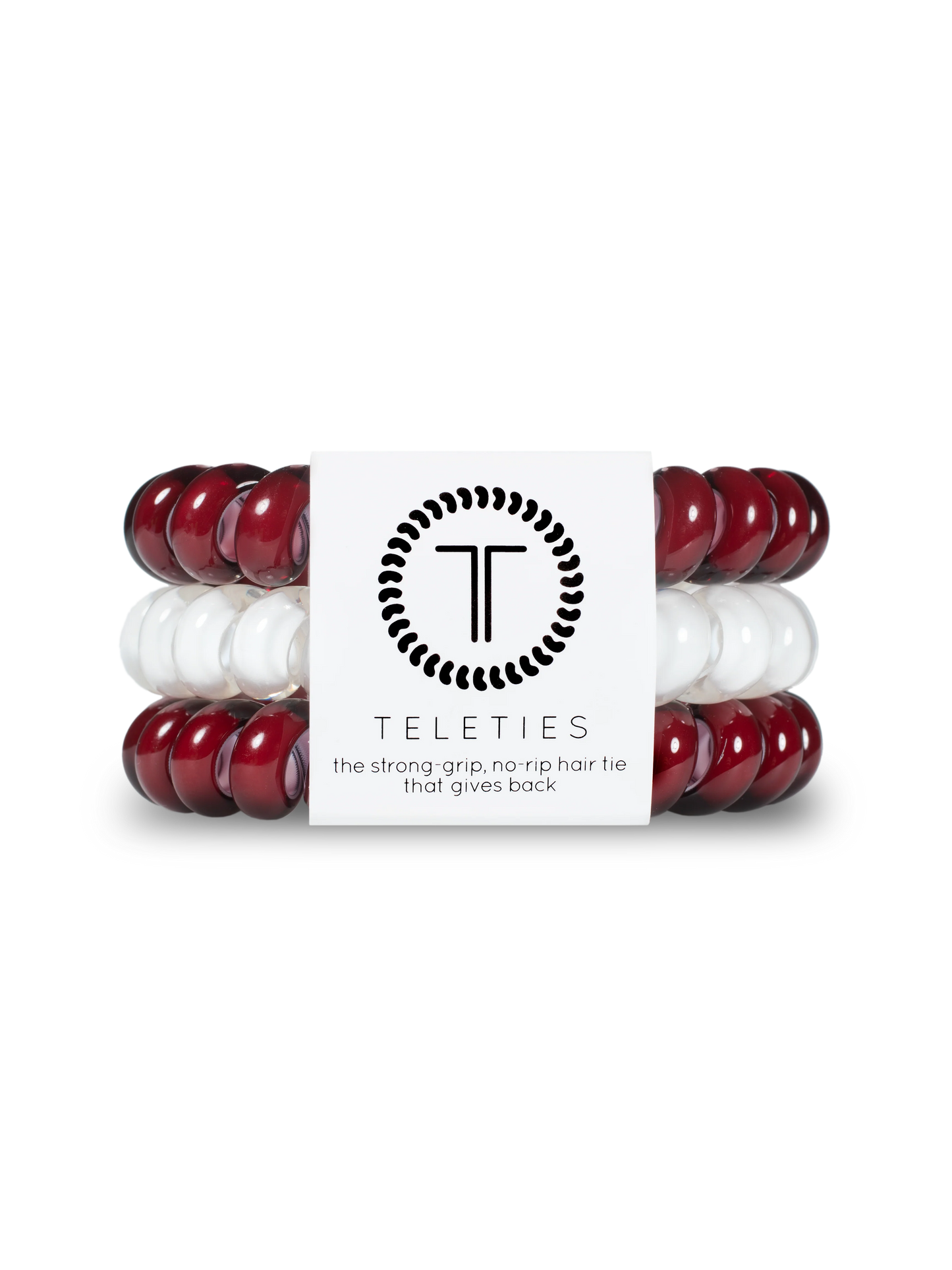 Maroon & White Large Ties
