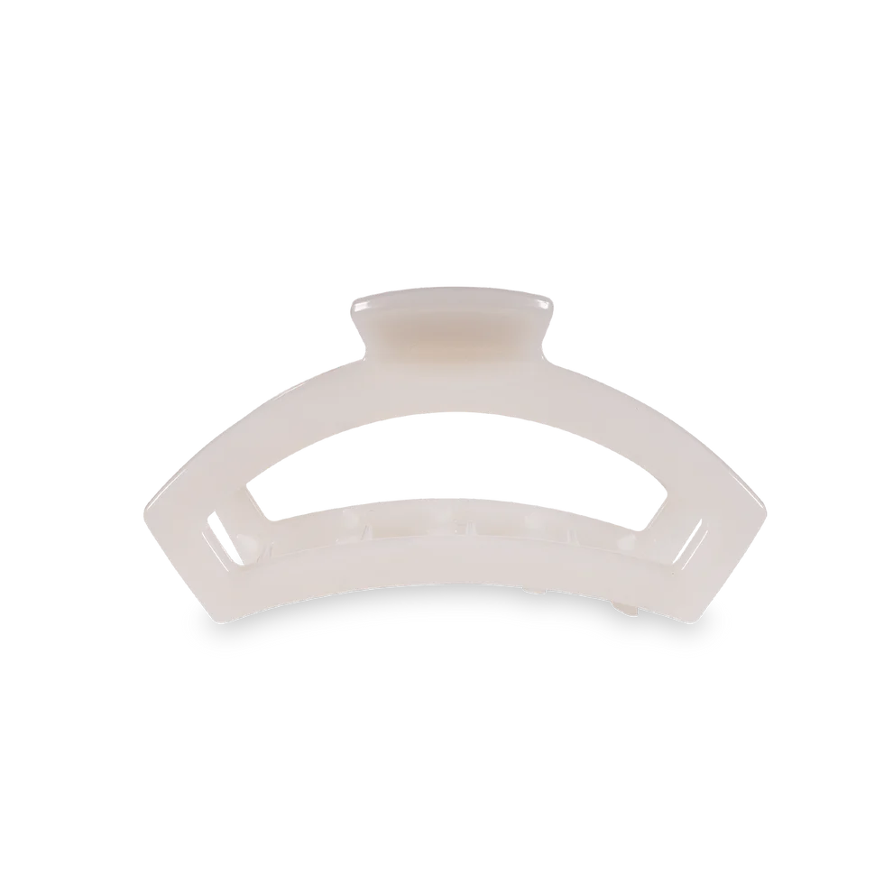 Coconut White Small Open Clip