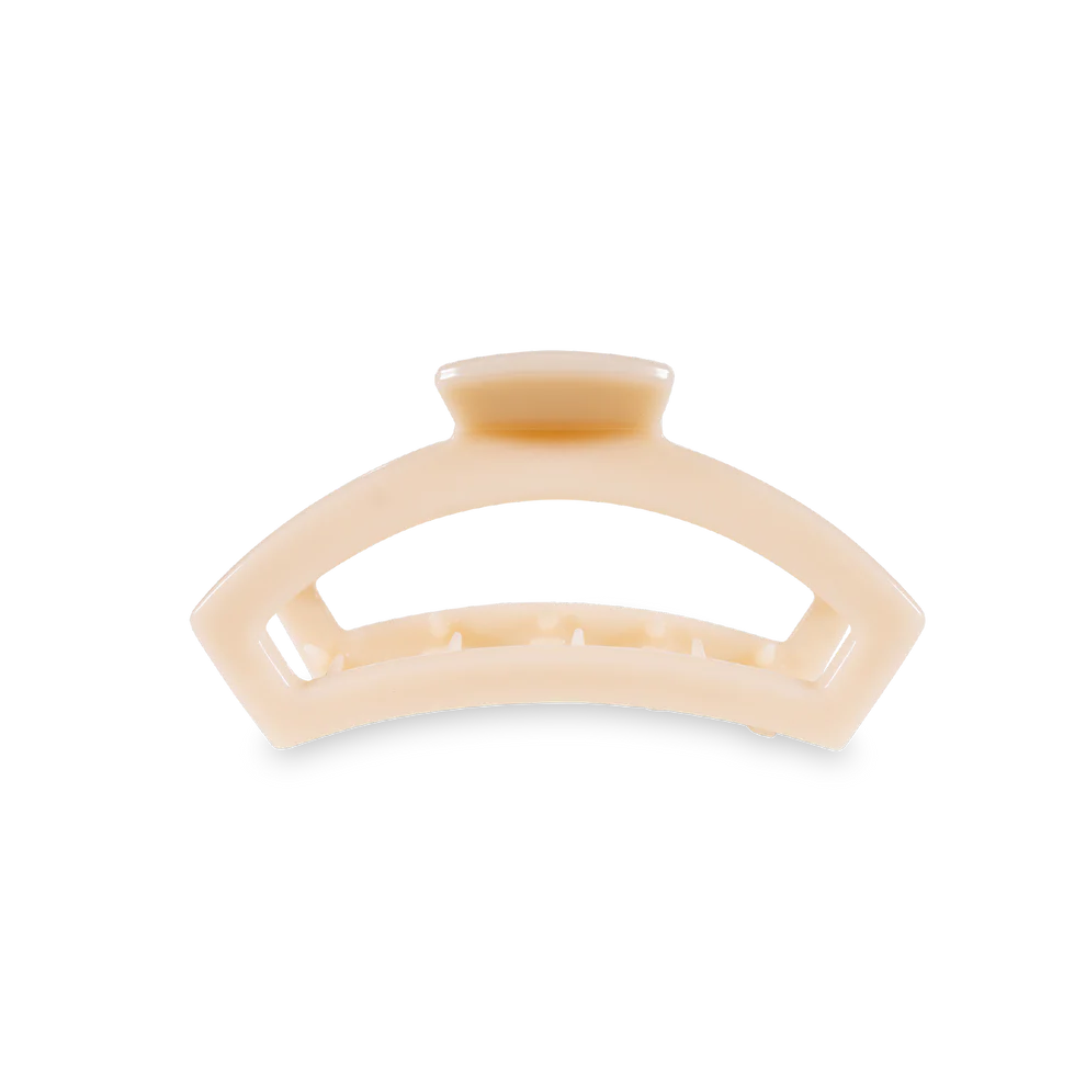 Almond Beige Small Open Clip