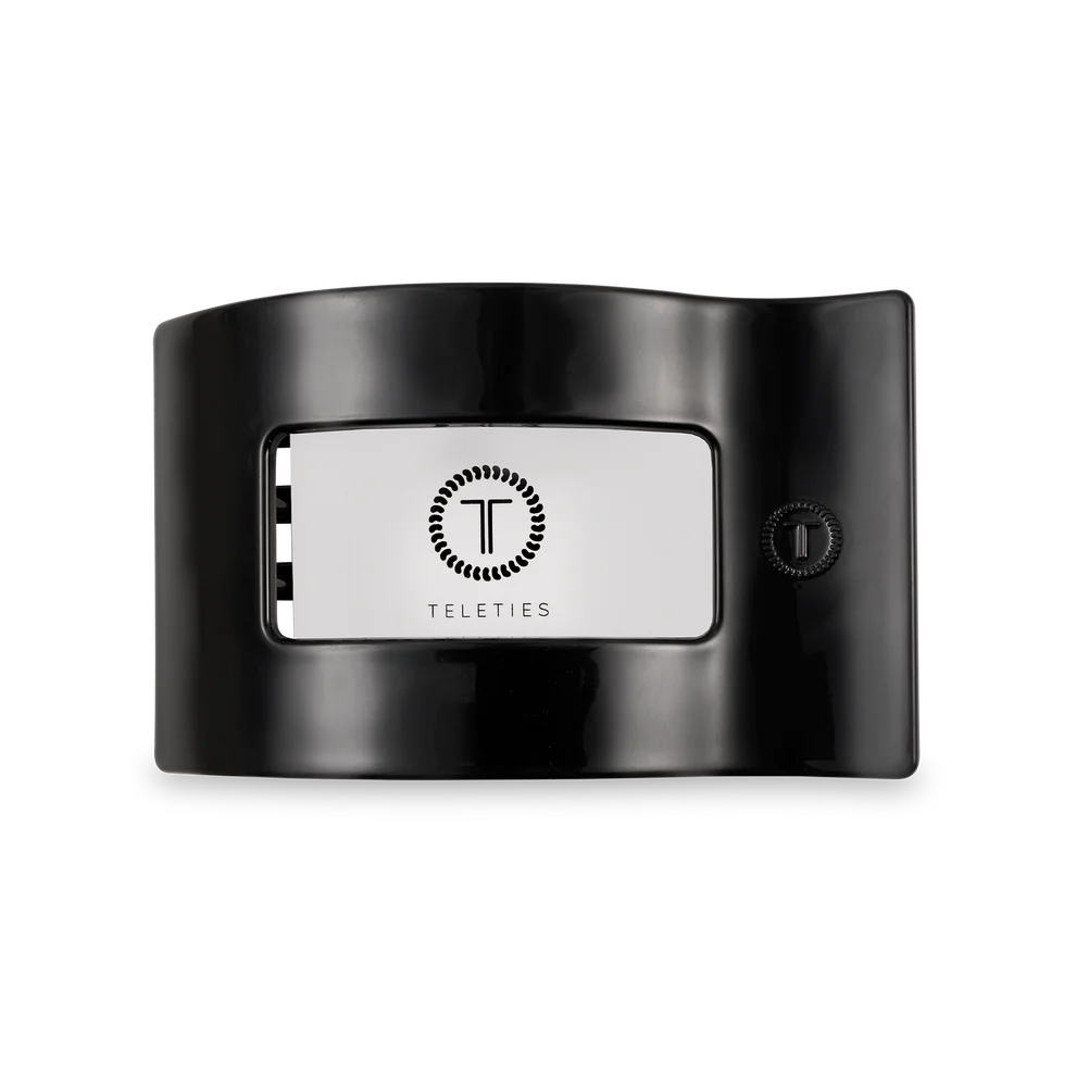 Jet Black Rectangle Flat Clip