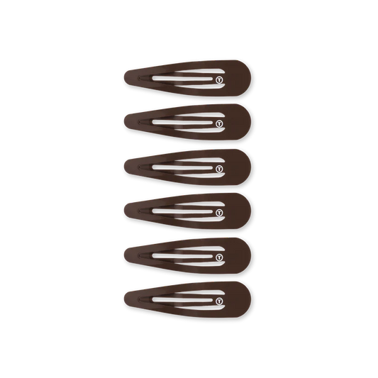 Brown Snap Clips