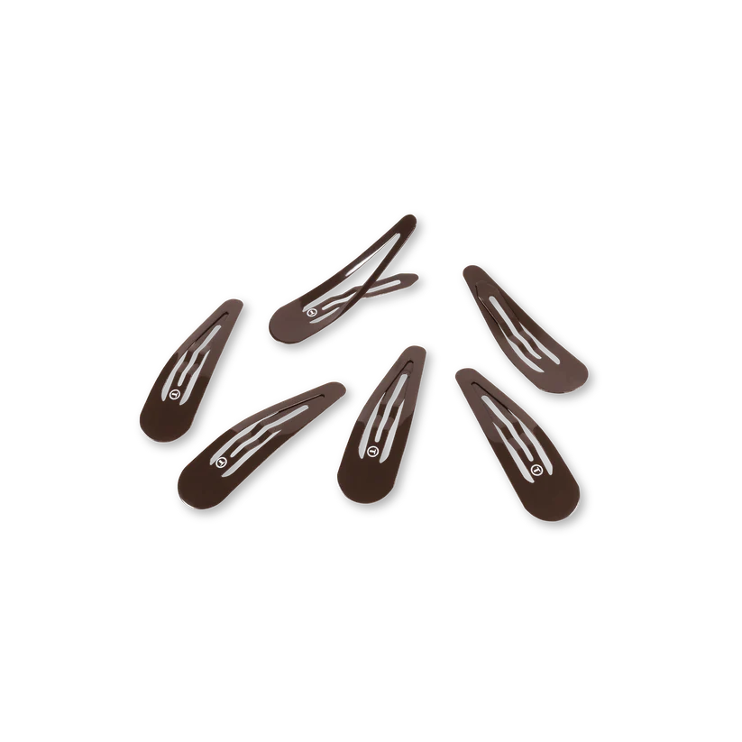 Brown Snap Clips