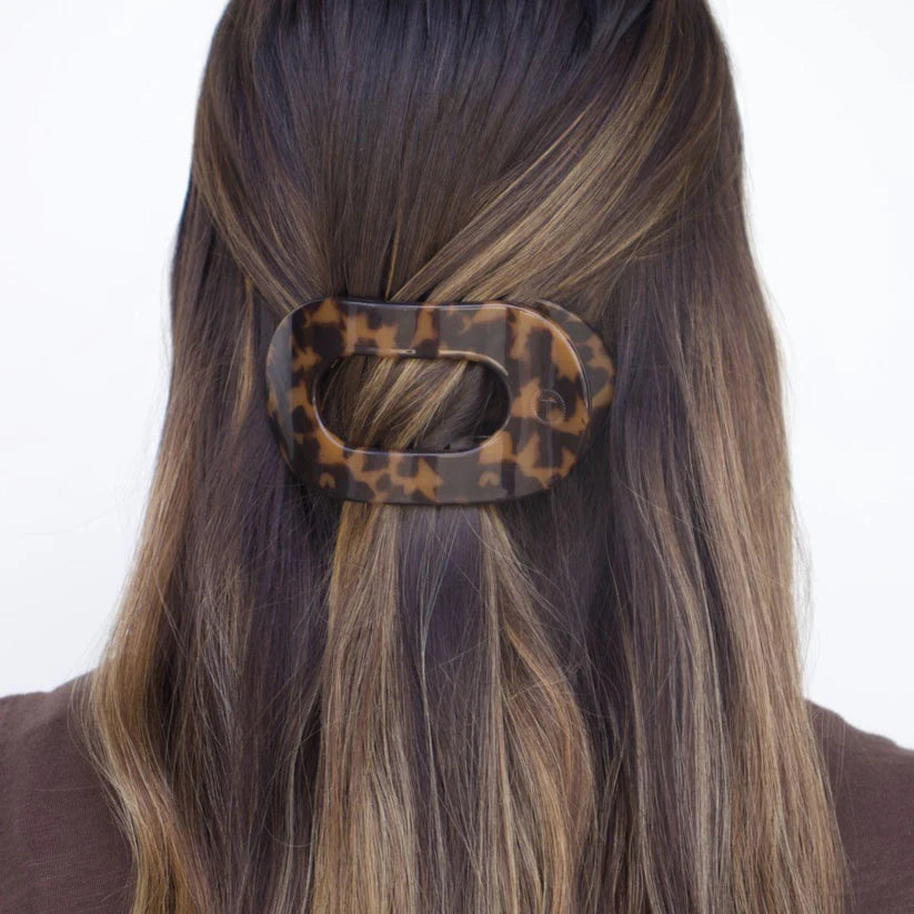 Tortoise Round Flat Clip